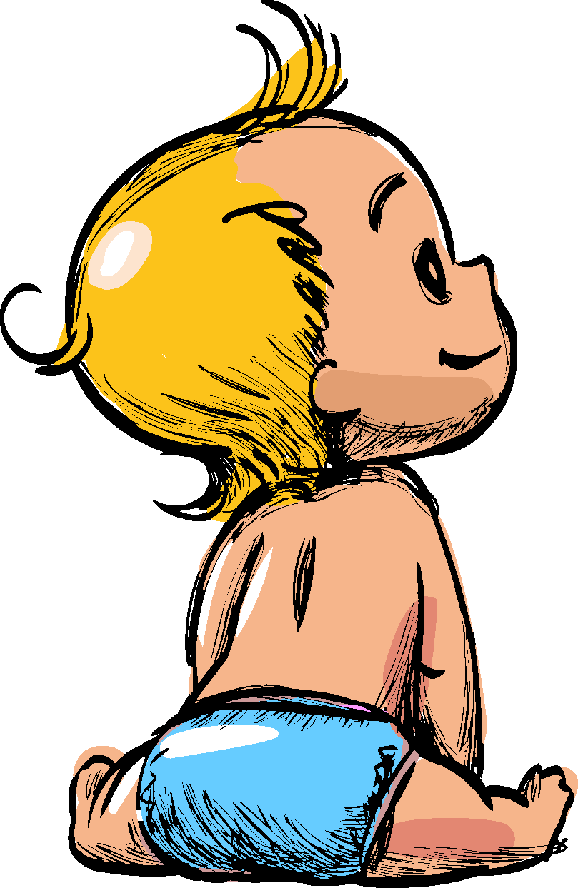 Cartoon Baby, Children, Kids 07 Png - Infant (809x1244), Png Download