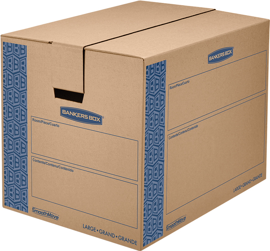 Smoothmove™ Prime Moving Boxes, Large - Moving & Shipping Boxes (908x852), Png Download