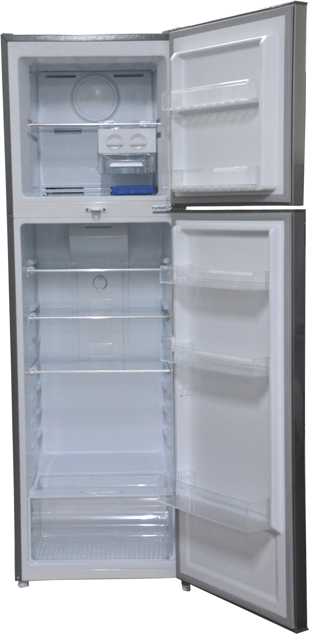 No Frost Refrigerator, 251l, Double Door, Brush Stainless - Refrigerator (1200x2271), Png Download