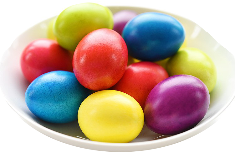 Make Vibrant Easter Eggs (750x500), Png Download