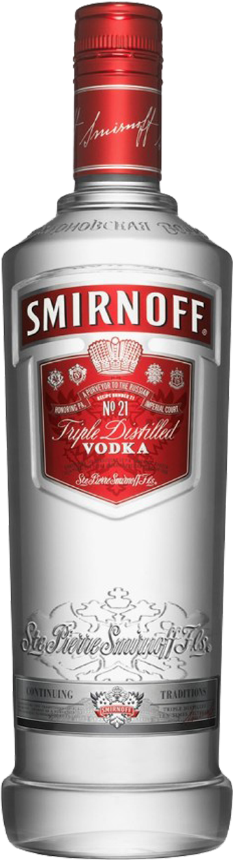 Home - Smirnoff Triple Distilled Vodka No 21 (650x1350), Png Download