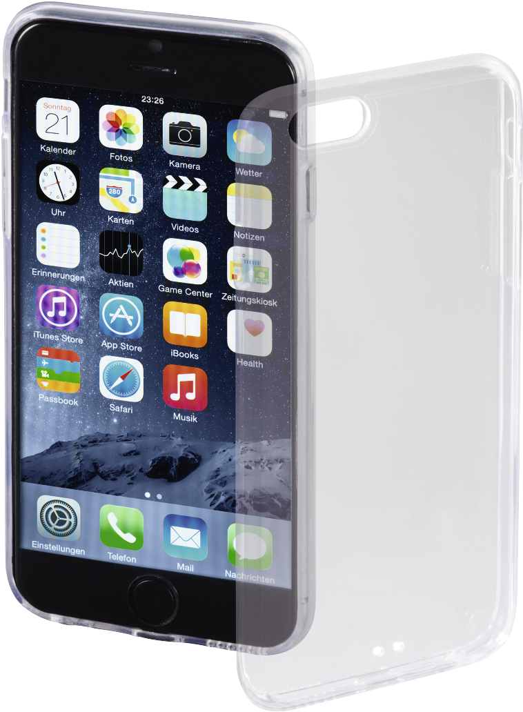 Hama "frame" Cover For Apple Iphone 6/6s, Transparent - Iphone 6 Scherm Reparatie Almere (1100x1100), Png Download
