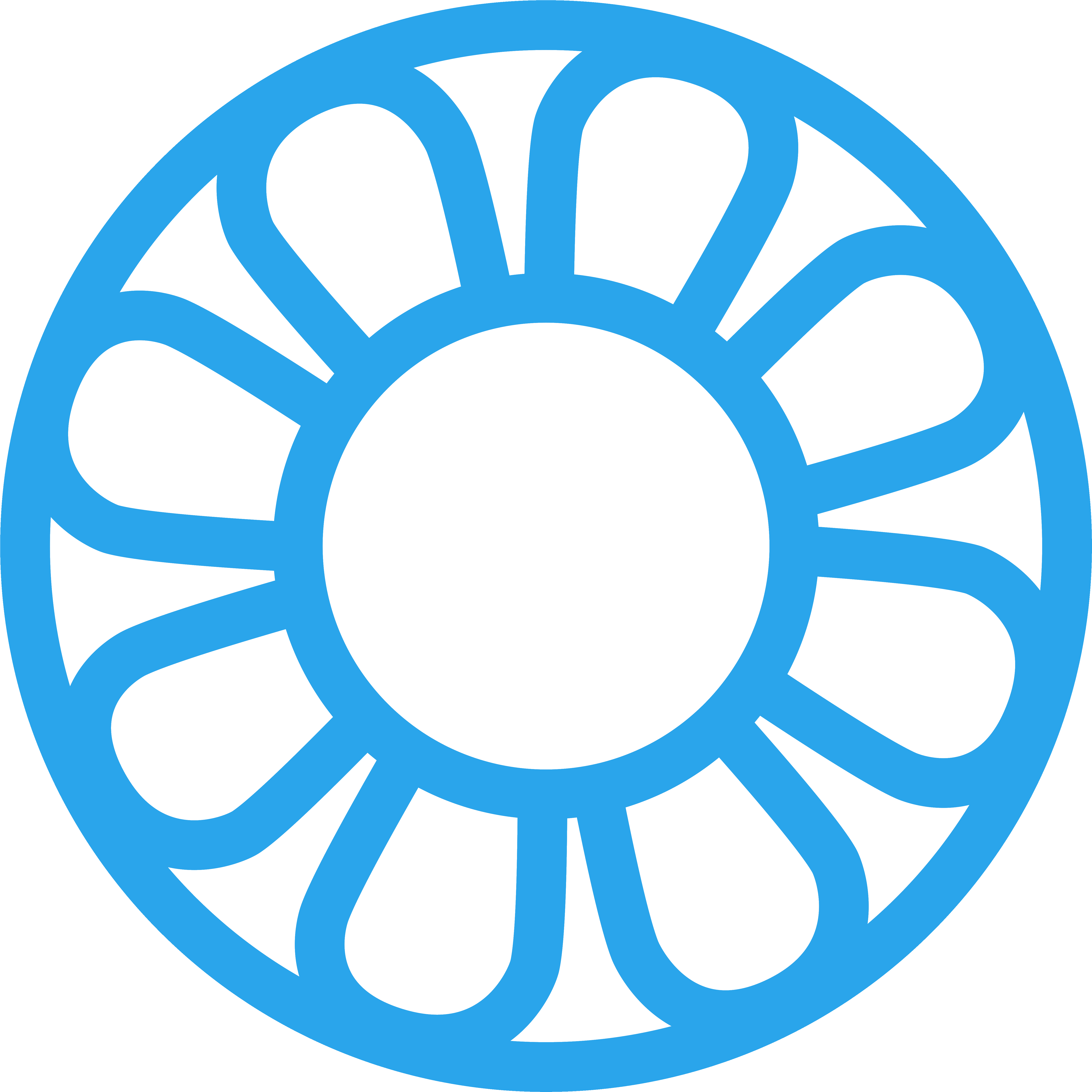 Flower Icon (5600x5600), Png Download