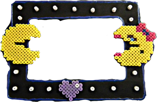 #pacman #frame #retro #freetoedit - Picture Frame (526x343), Png Download