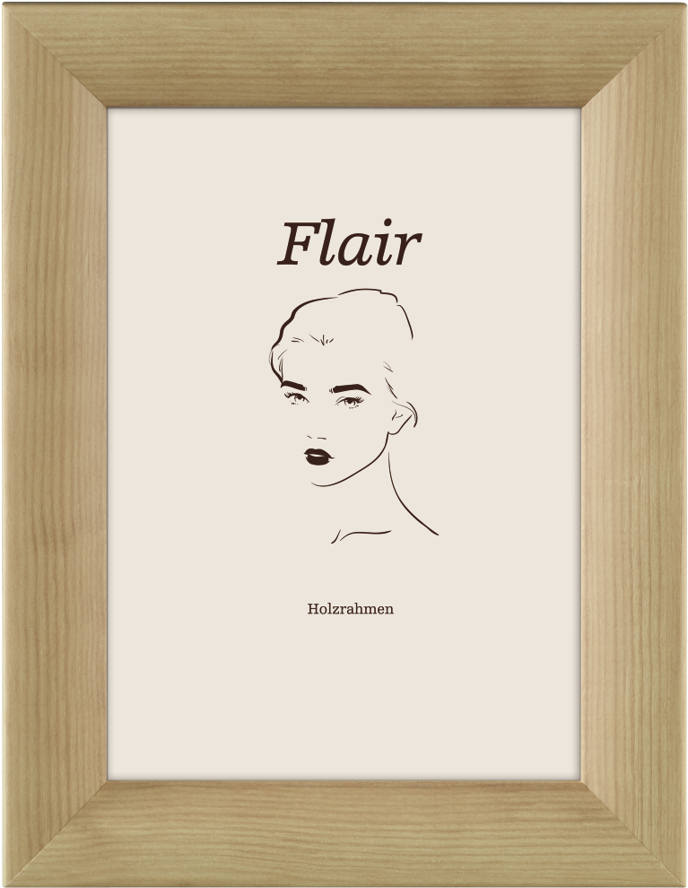 "flair 2" Wooden Frame, Birch, 10 X 15 Cm - Plywood (1100x1100), Png Download