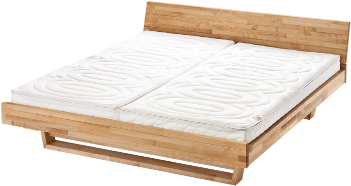 Bed Frames In Solid Wood - Bed Frame (800x640), Png Download