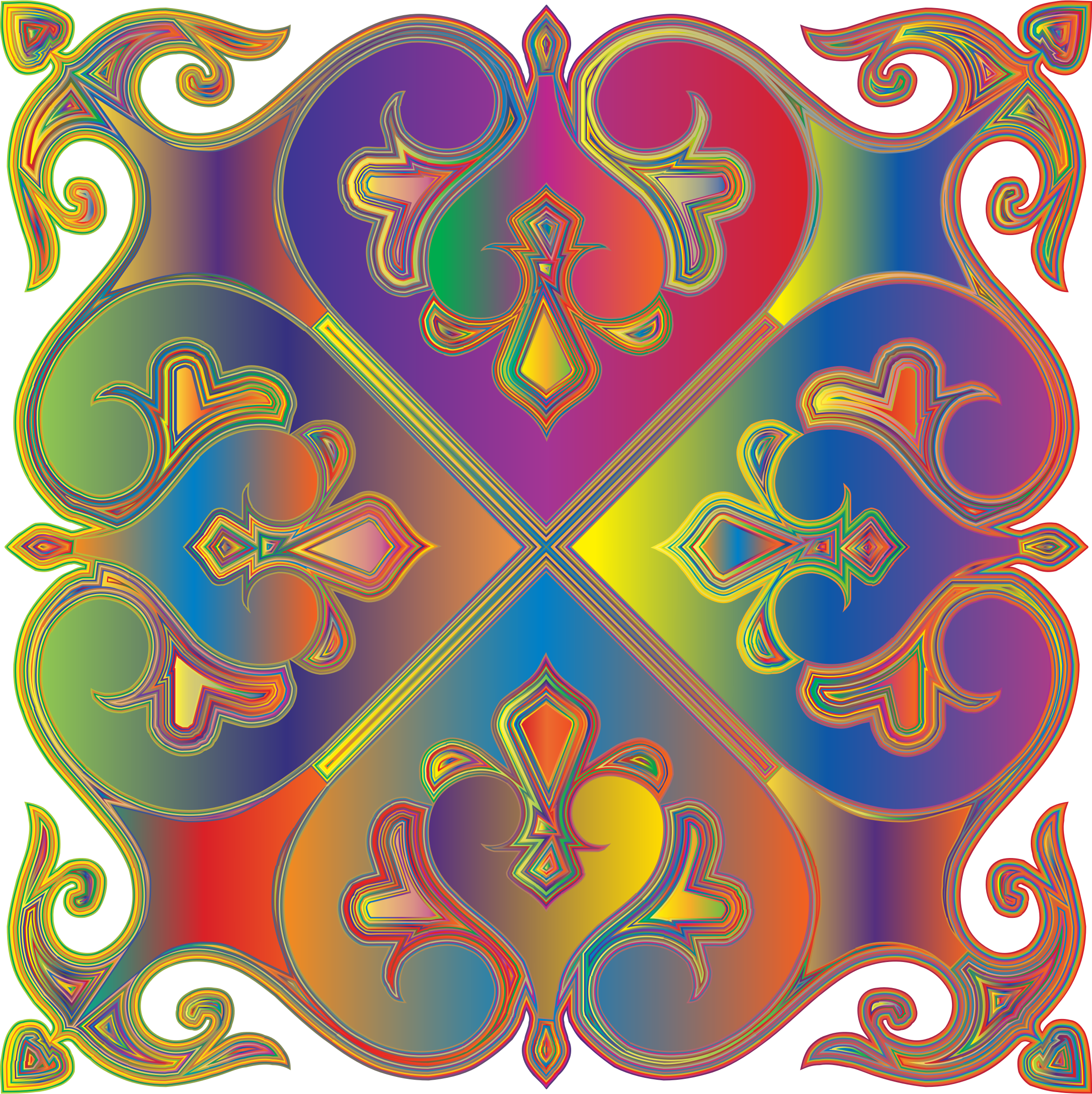 This Free Icons Png Design Of Elegant Decorative Tile - Motif (2300x2304), Png Download