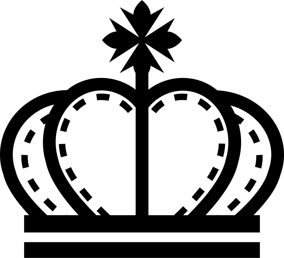 Png File - Cross And Crown (980x888), Png Download