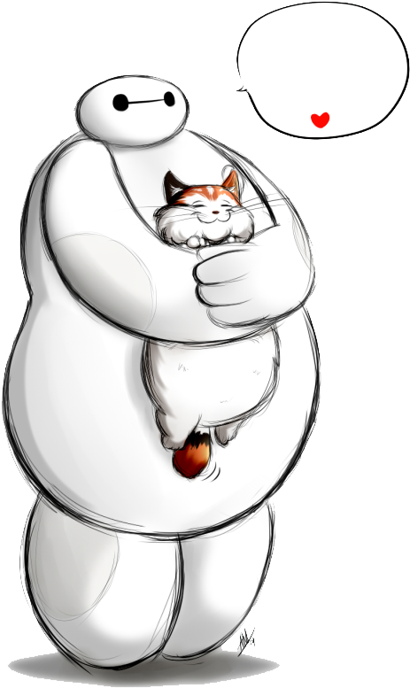 2 Baymax Hairy Baby - Hairy Baby Baymax (558x804), Png Download