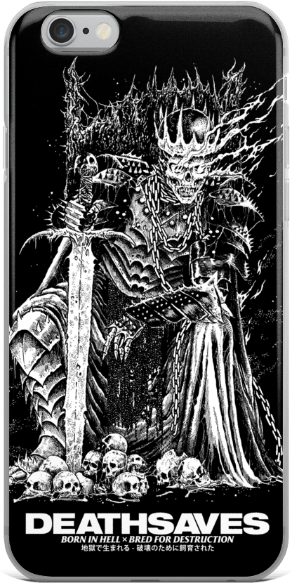 Death Knight [black] Iphone Case - Death Mark Riddik Art (1000x1000), Png Download
