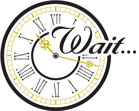 Wait Branding - Clock (694x510), Png Download