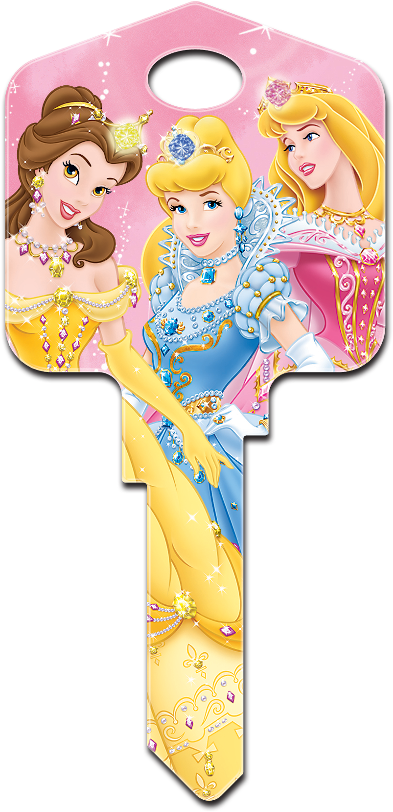 Disney Princesses - Disney Keys (863x1725), Png Download
