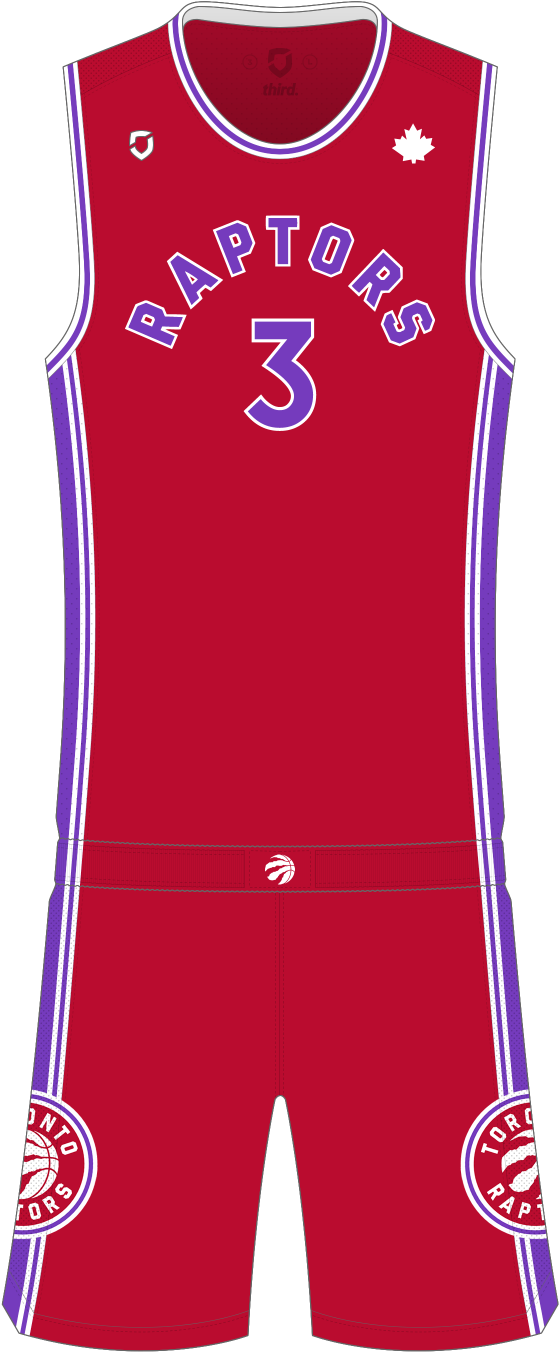 Toronto Raptors Away - Active Tank (1000x1500), Png Download