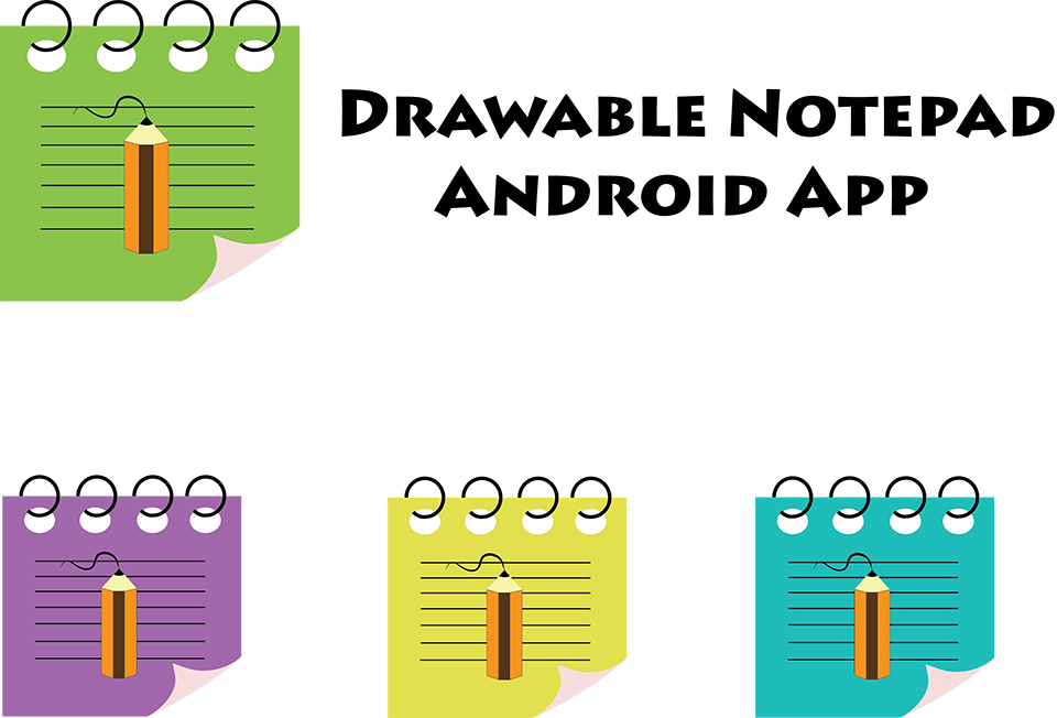 Drawable Notepad Colors - Telkom Pdc (960x652), Png Download