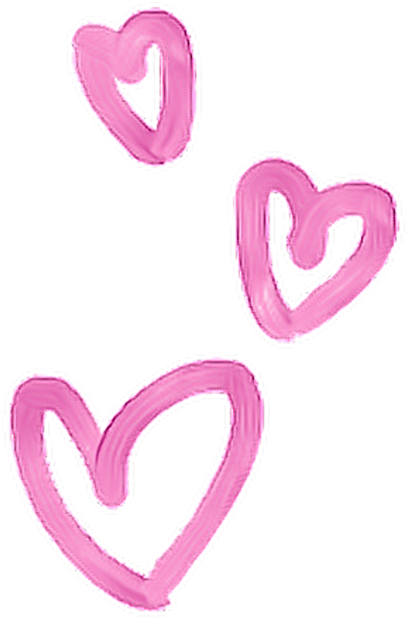 #hearts #heart #corazones #corazon #pintura #mancha - Transparent Girly Icons (1024x1024), Png Download