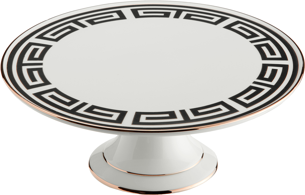 Cake Stand Labirinto Nero - Table (1412x1022), Png Download