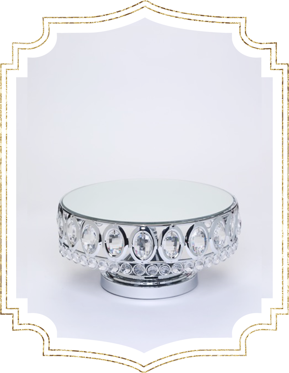 12" Cameo Cake Stand - Bangle (1500x1937), Png Download