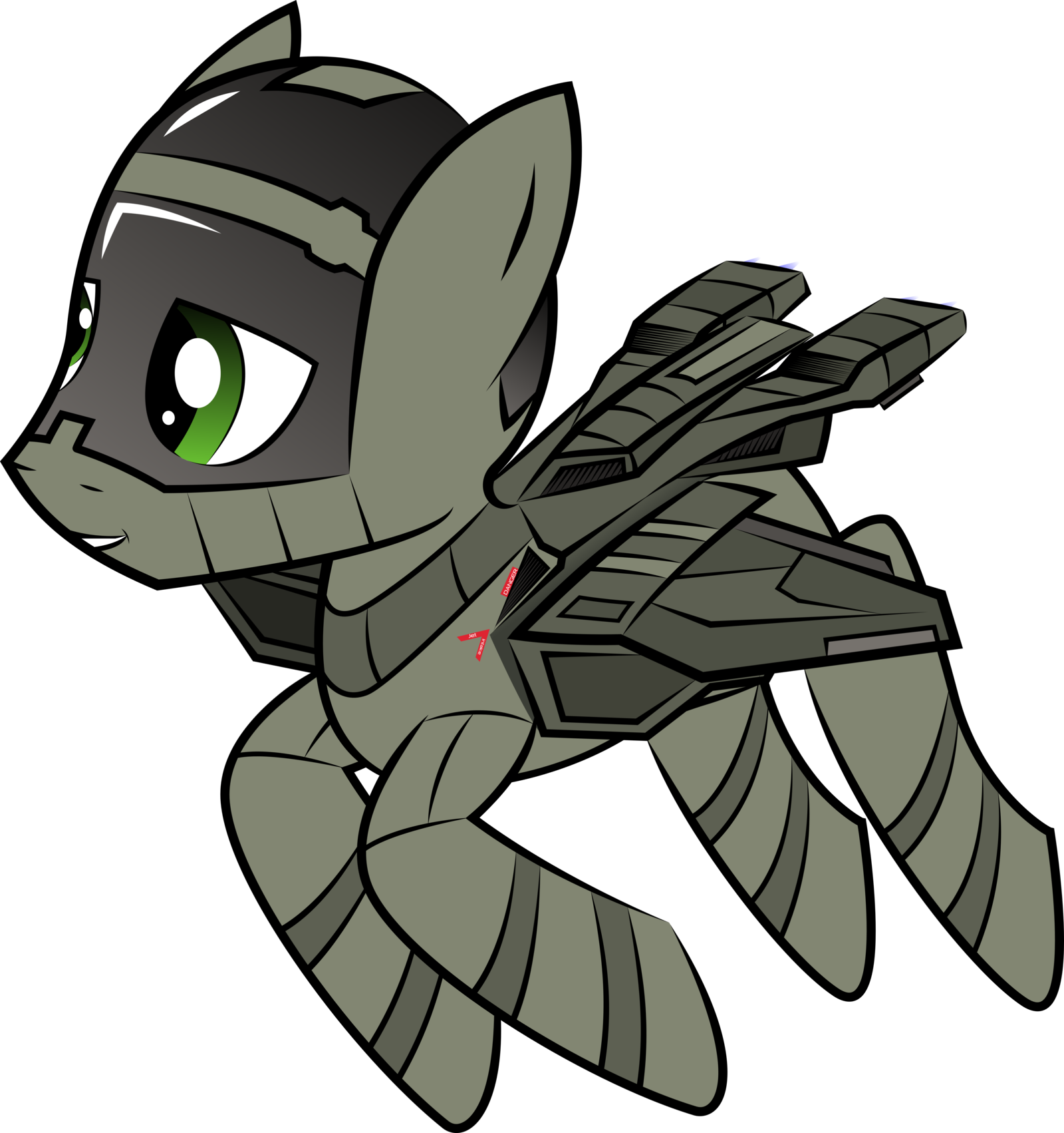 No Questions Only Sci Fi Plane Pones - Plane Pony (1600x1702), Png Download