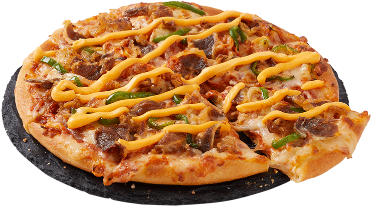 Pizza De Mandioca E Carne Seca (800x550), Png Download