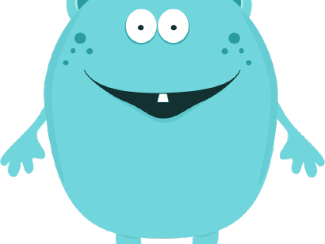 Cute Monster Clipart - Monsters Clipart Blue (640x480), Png Download