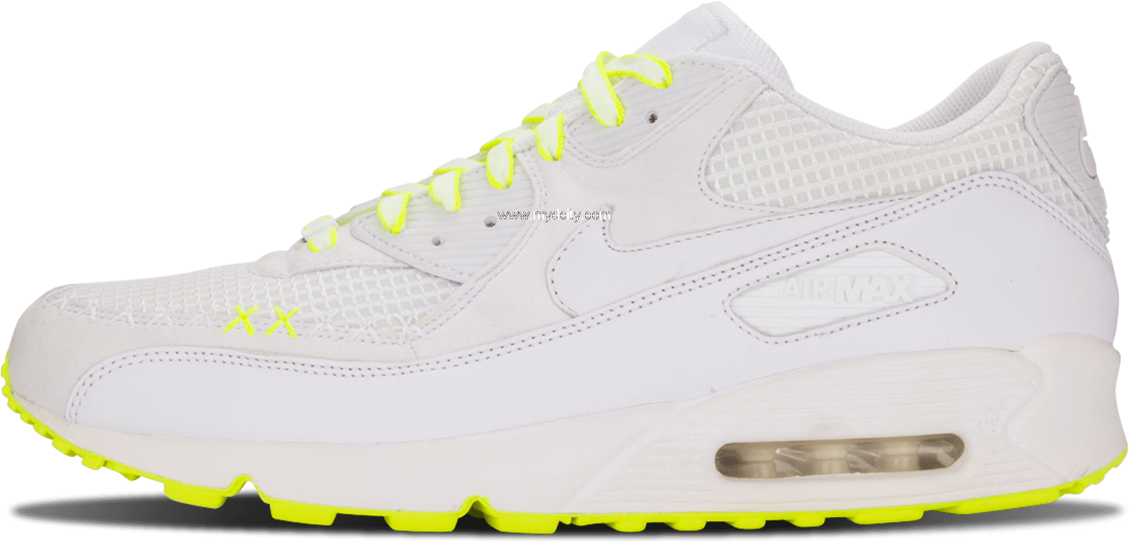 Fur Nike Air Max 90 Premium Kaws - Sneakers (2000x1200), Png Download