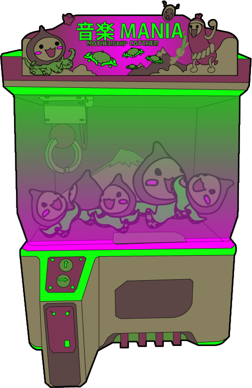 Fan Art Pachimari Claw Grab Machine - Cartoon (506x777), Png Download