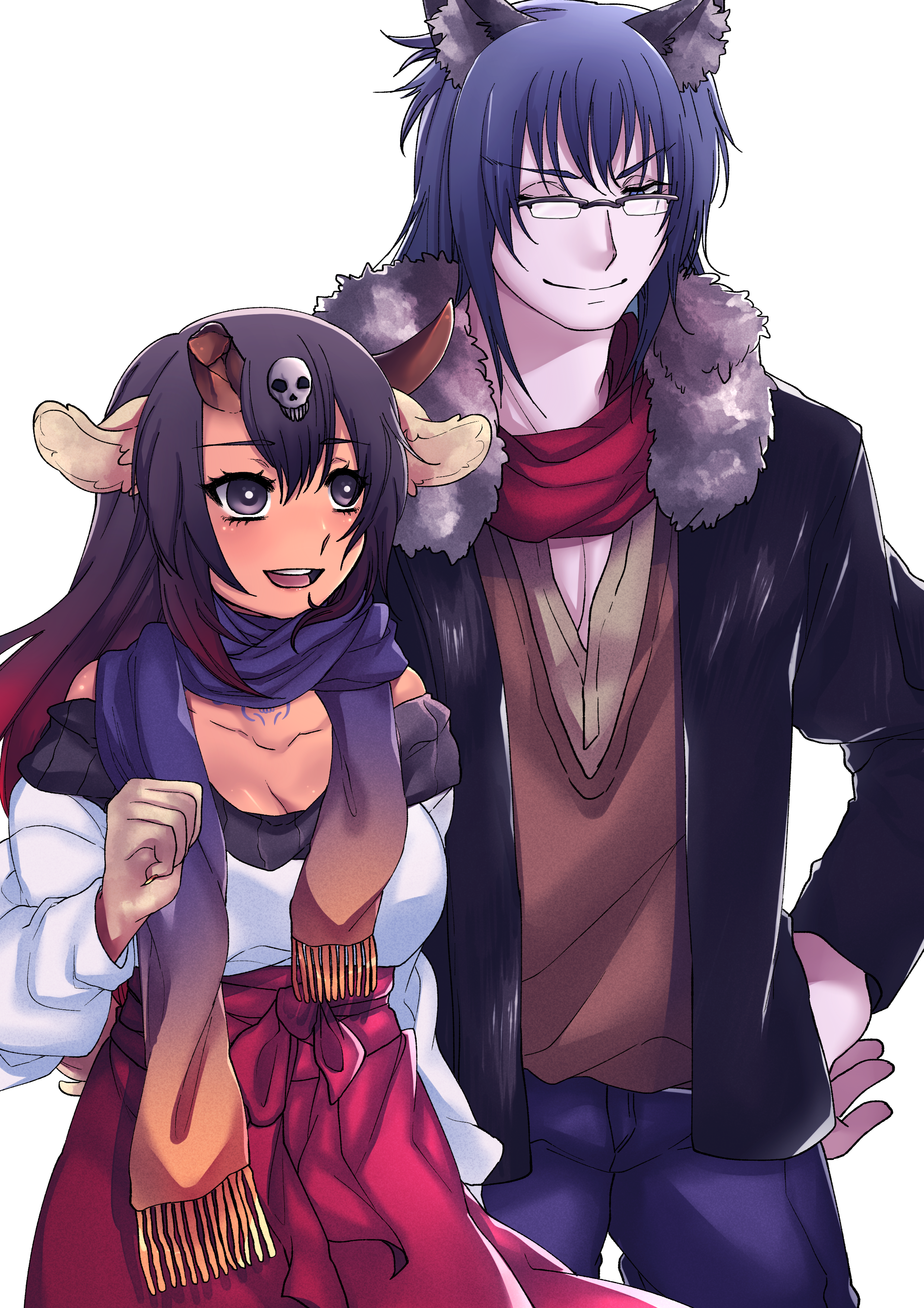 Anime Couple Base Ych (2480x3508), Png Download