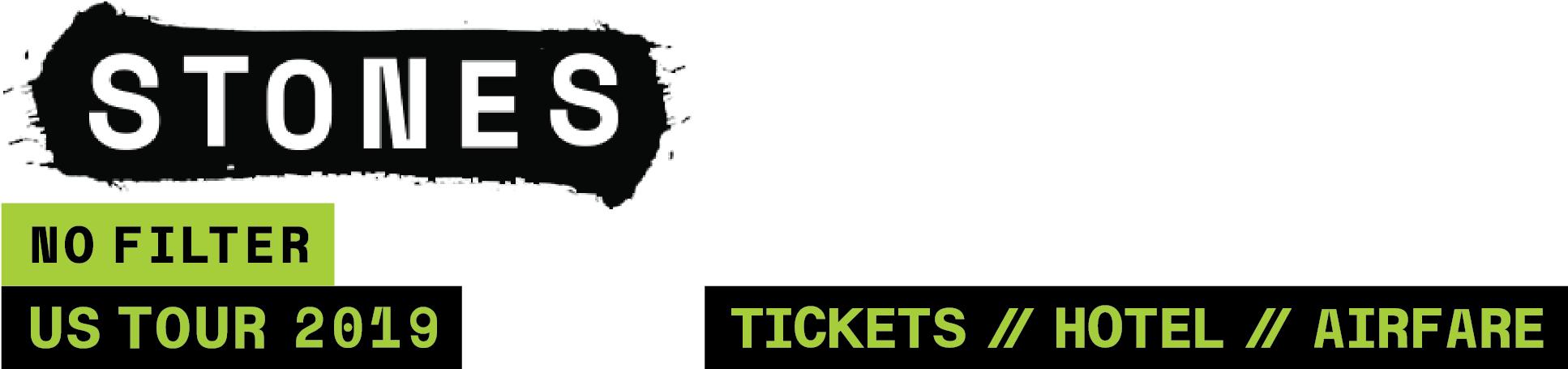 Rolling Stones // No Filter Tour Sponsor - Graphic Design (1933x492), Png Download