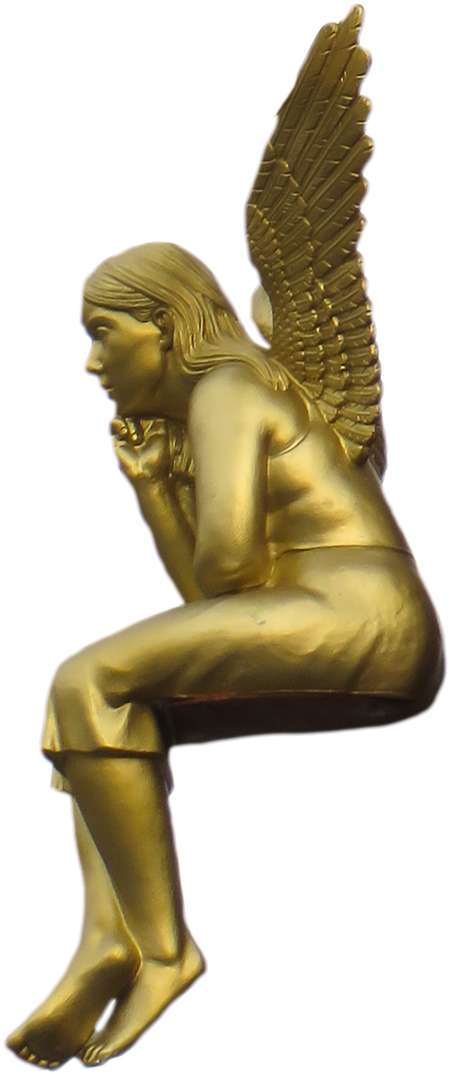 Christmas Angel Christmas Angel Png Image - Bronze Sculpture (853x1280), Png Download