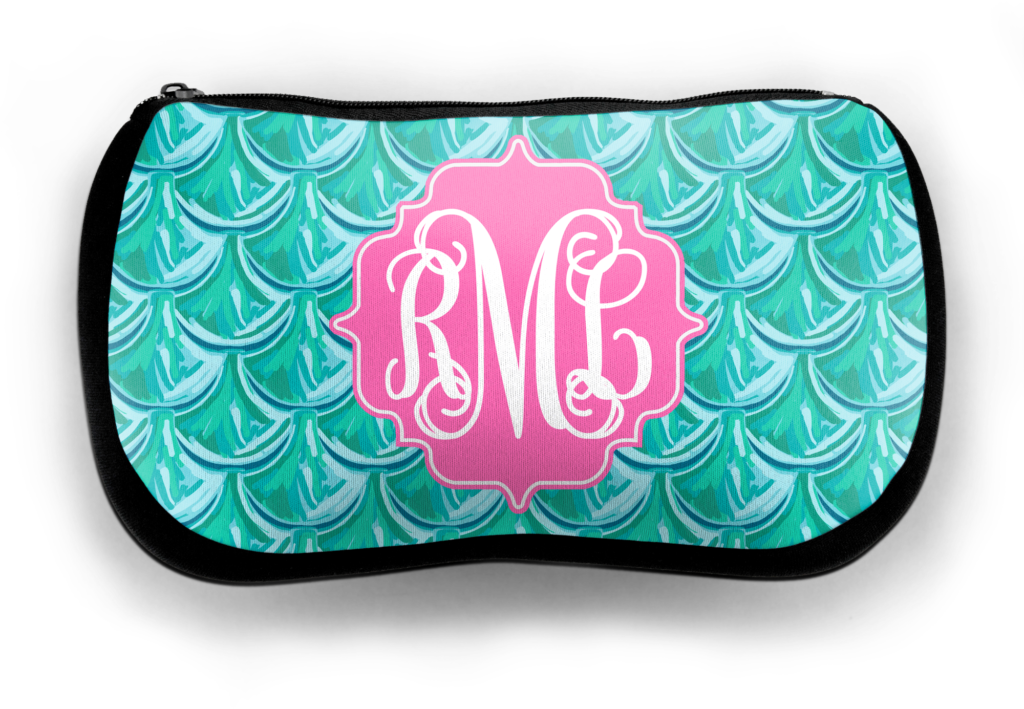 Make Up Bag Mermaid Scales Blue - Diaper Bag (2000x1600), Png Download