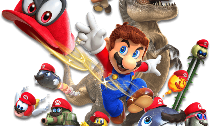 Download Page Super Mario Odyssey - Super Mario Odyssey Chomp (752x440), Png Download