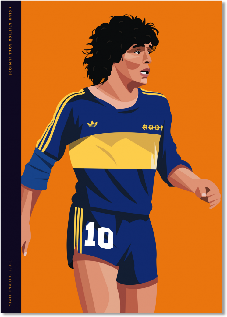 C - Maradona Boca Junior Shirt (1165x1065), Png Download