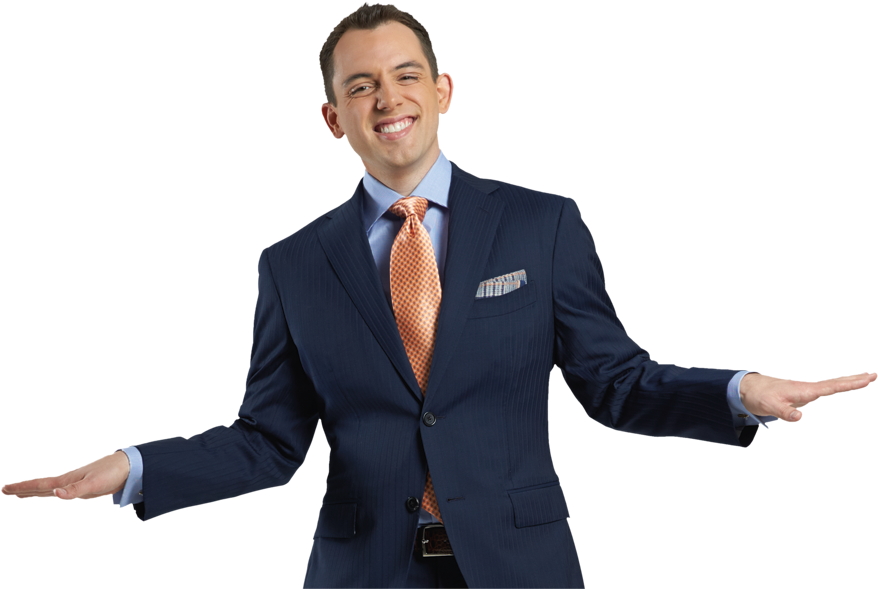 Think 'outside' Of The Boxy Suit - Before After Suit (905x600), Png Download