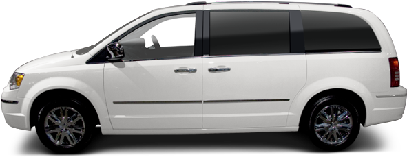 Pre-owned 2010 Chrysler Town & Country Touring Minivan - Dodge Durango Side View (640x480), Png Download