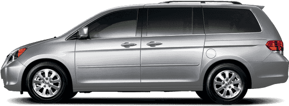 Pre Owned 2010 Honda Odyssey Ex L - 2010 Honda Odyssey Silver (640x480), Png Download