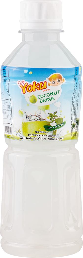 Yoku Coconut Drink - Drink (500x1038), Png Download