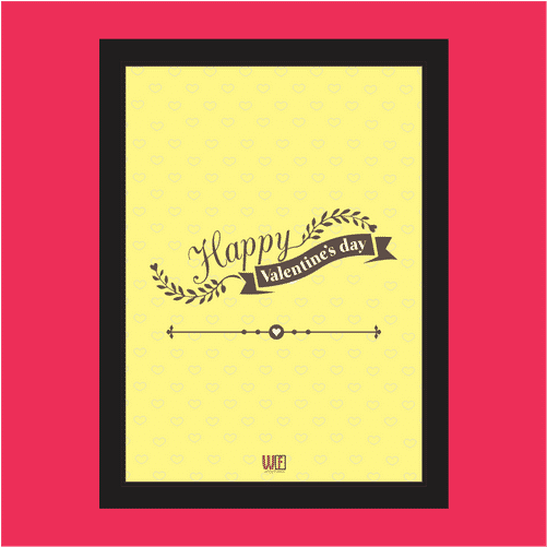 Happy Valentines Day Photo Frame 1489761375lym Main - Caterpillar (500x650), Png Download