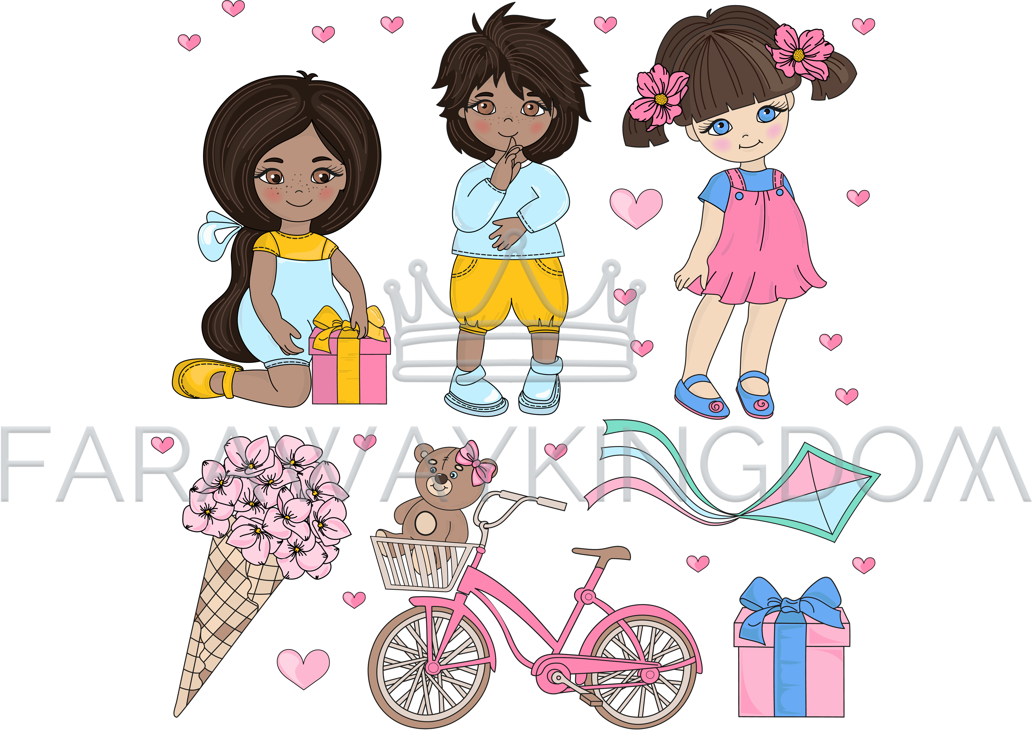 Dream Holiday Valentine's Day Illustration - Cartoon (3508x2480), Png Download