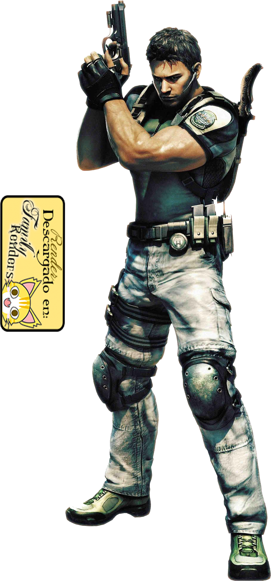 Disclaimer - Chris Redfield Resident Evil 5 Png (1400x2000), Png Download