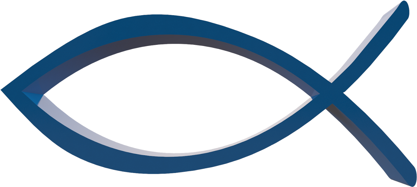 Jesus3d Fish Png Image - Ichthys With Transparent Background (1600x900), Png Download