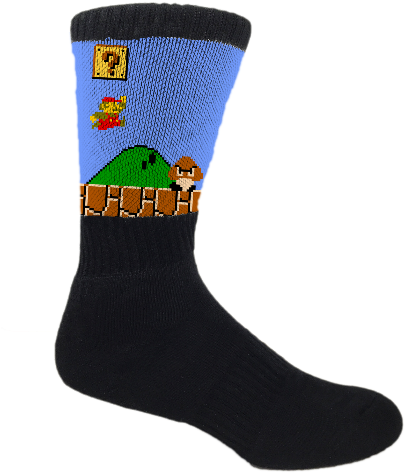 Super Mario Level Up - Sock (2048x2048), Png Download