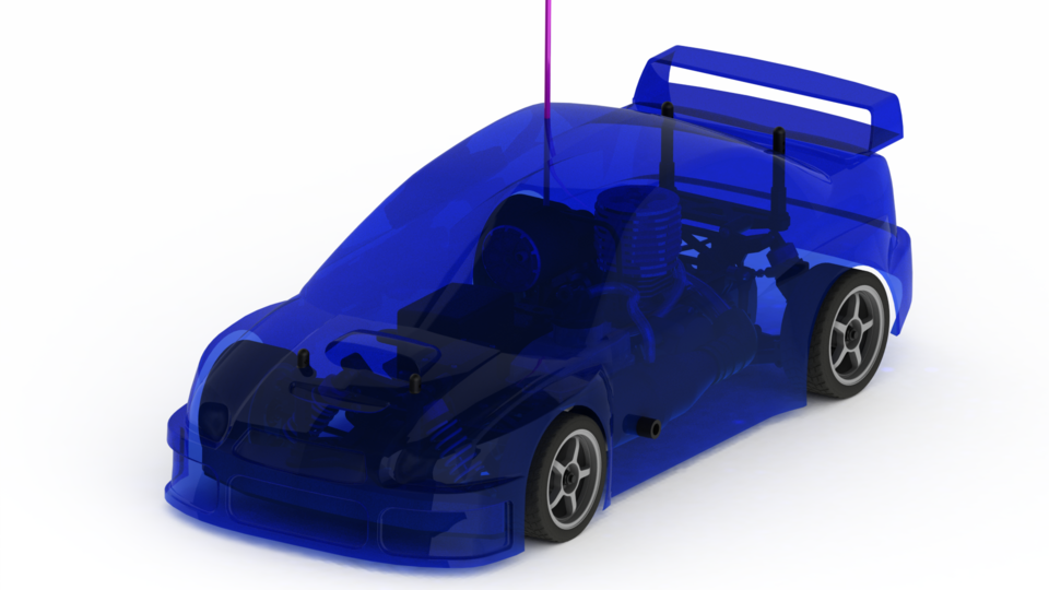 Load In 3d Viewer Uploaded By Anonymous - Model Car (960x540), Png Download