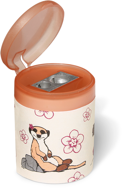 Pencil Sharpener Meerkat With Flower Ø4x5,5cm - Toy Fox Terrier (800x800), Png Download