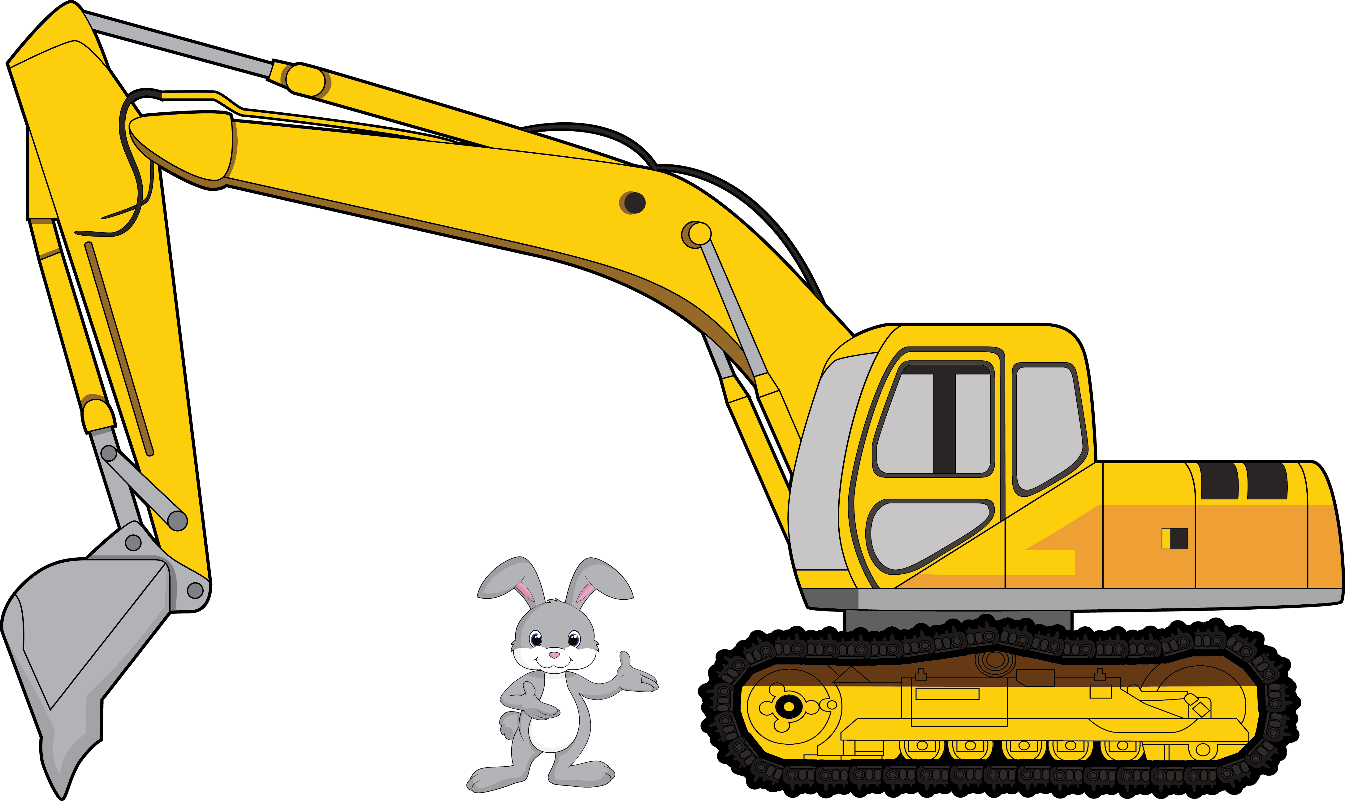 Dozer Vector Animated (4346x2587), Png Download