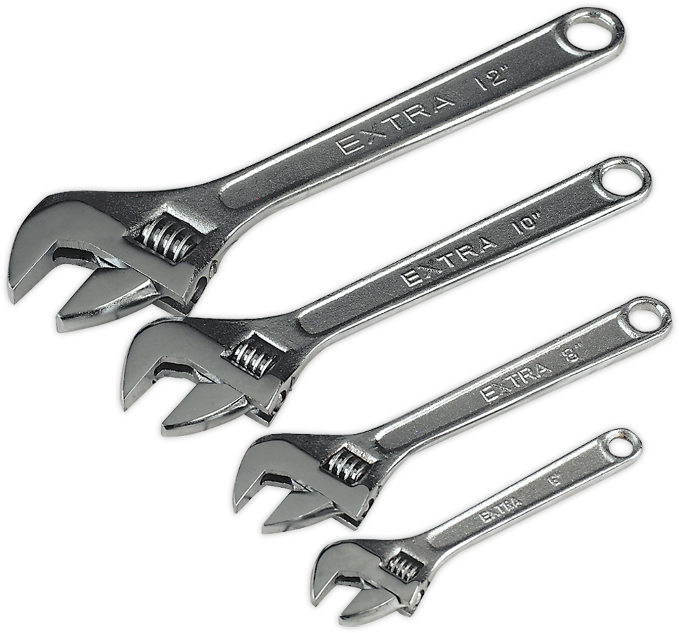 Sealey Adjustable Spanner Set (1200x1200), Png Download