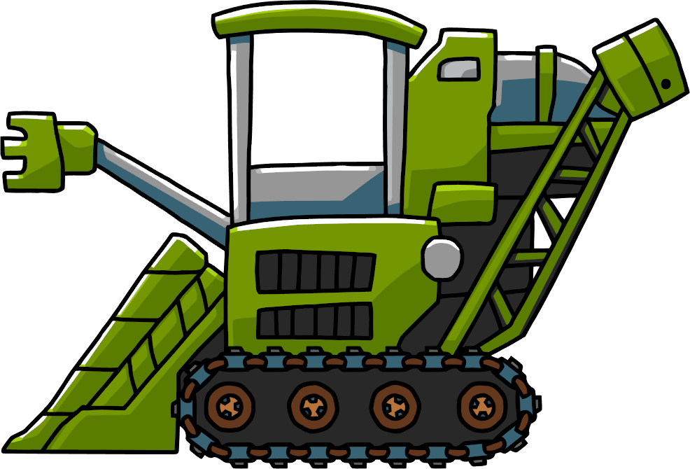 Bulldozer Clipart Green - Vehicle Scribblenauts Remix (986x670), Png Download