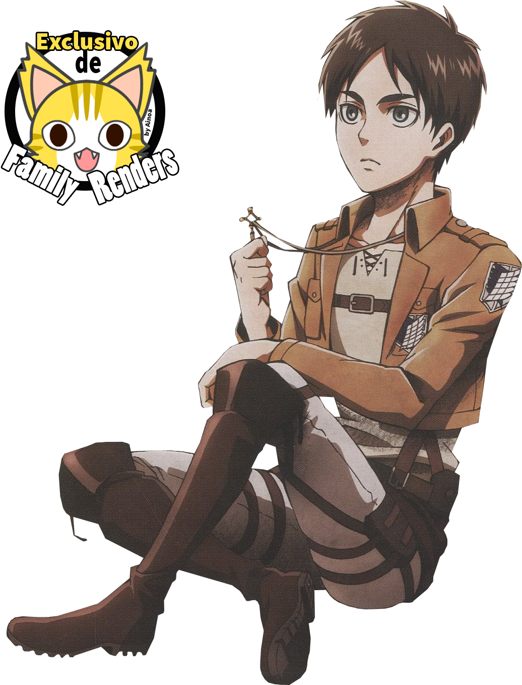 Disclaimer - Shingeki No Kyojin Eren Png (1188x1476), Png Download