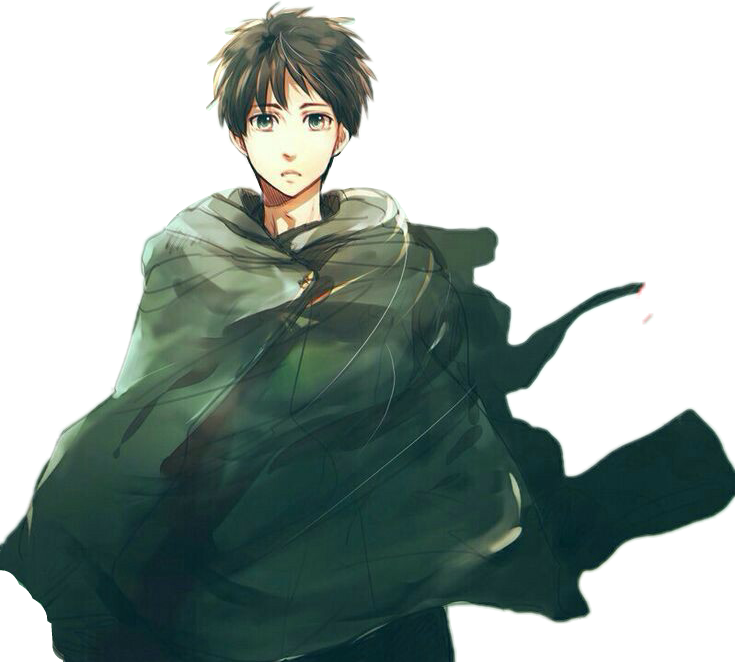 #erenjeager #eren Jaeger #eren #shingeki No Kyojin - Attack On Titan Eren Fanart (735x662), Png Download