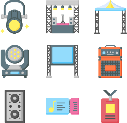 Music Festival (600x564), Png Download