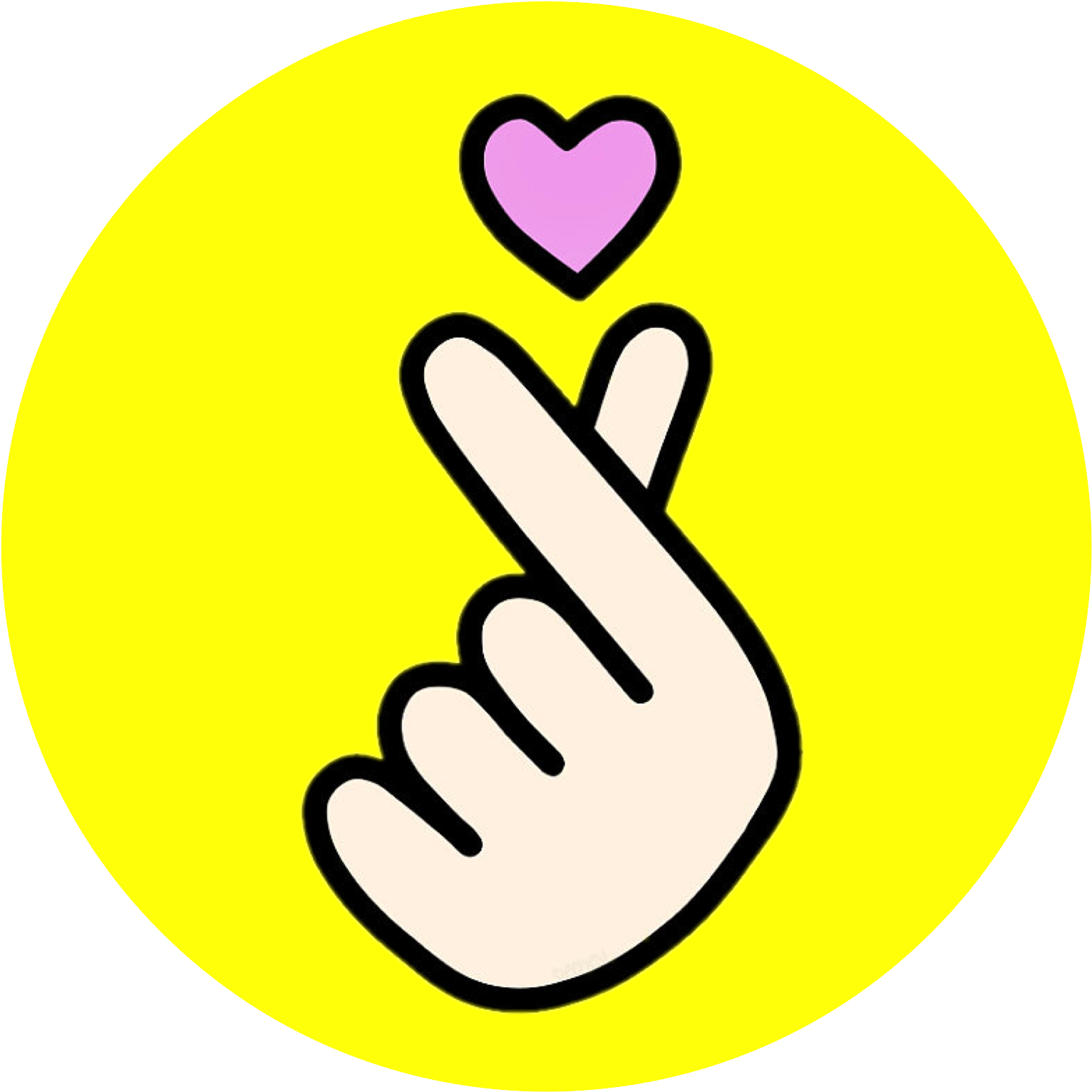 Relationships Icon - Heart Hand Sign Clipart (1580x1585), Png Download